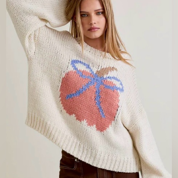 Le Lis Sweaters - Le Lis Cozy Cream Pumpkin Sweater